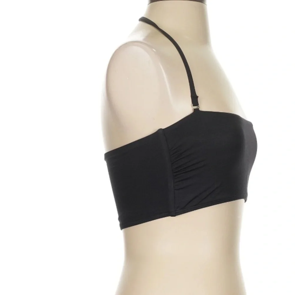 NEW Monday Swimwear BORA BORA BANDEAU TOP BLACK
